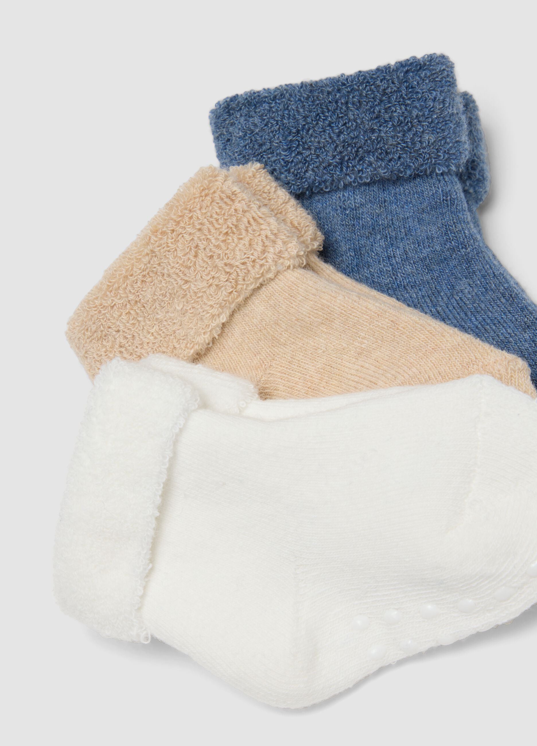 4er-Pack multicolour Babysocken aus Bio-Baumwollmix