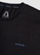 Black breathable crew-neck slim-fit T-shirt ALTAVIA RUNNING_2