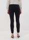Leggings neri in punto Milano di viscosa elasticizzata slim fit_2