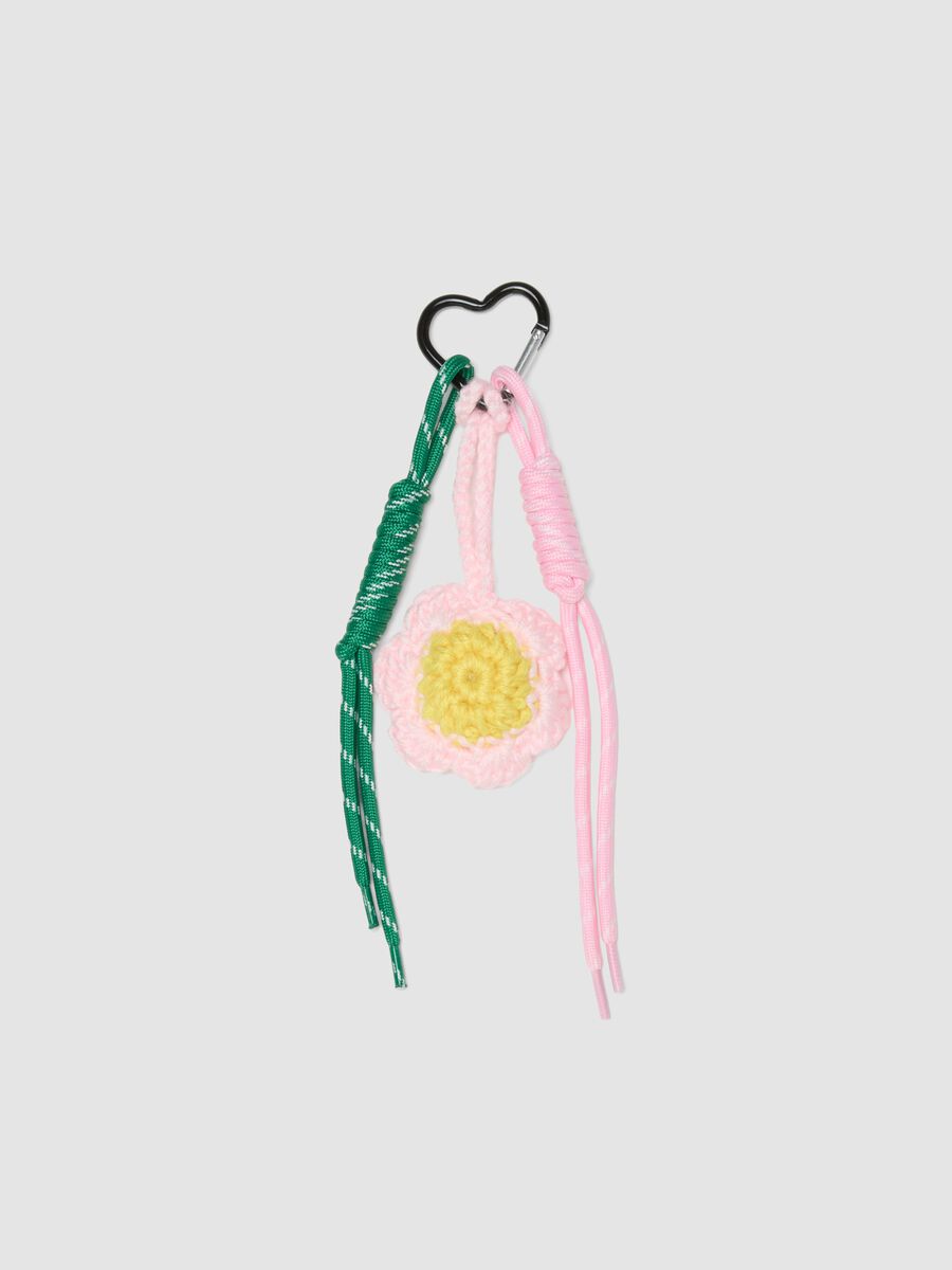 Multicolour Keyring with Flower_0