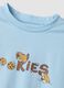 Light blue organic cotton crew-neck pyjamas for boys_2