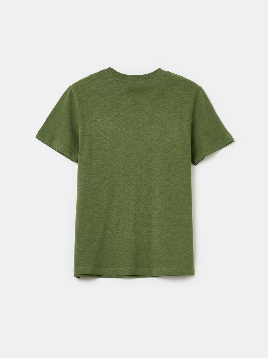 Camiseta de algodón flameado con bolsillo_1