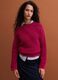Mehrfarbiger Rippstrick-Pullover aus reiner Baumwolle mit Rundhals, Regular Fit_2