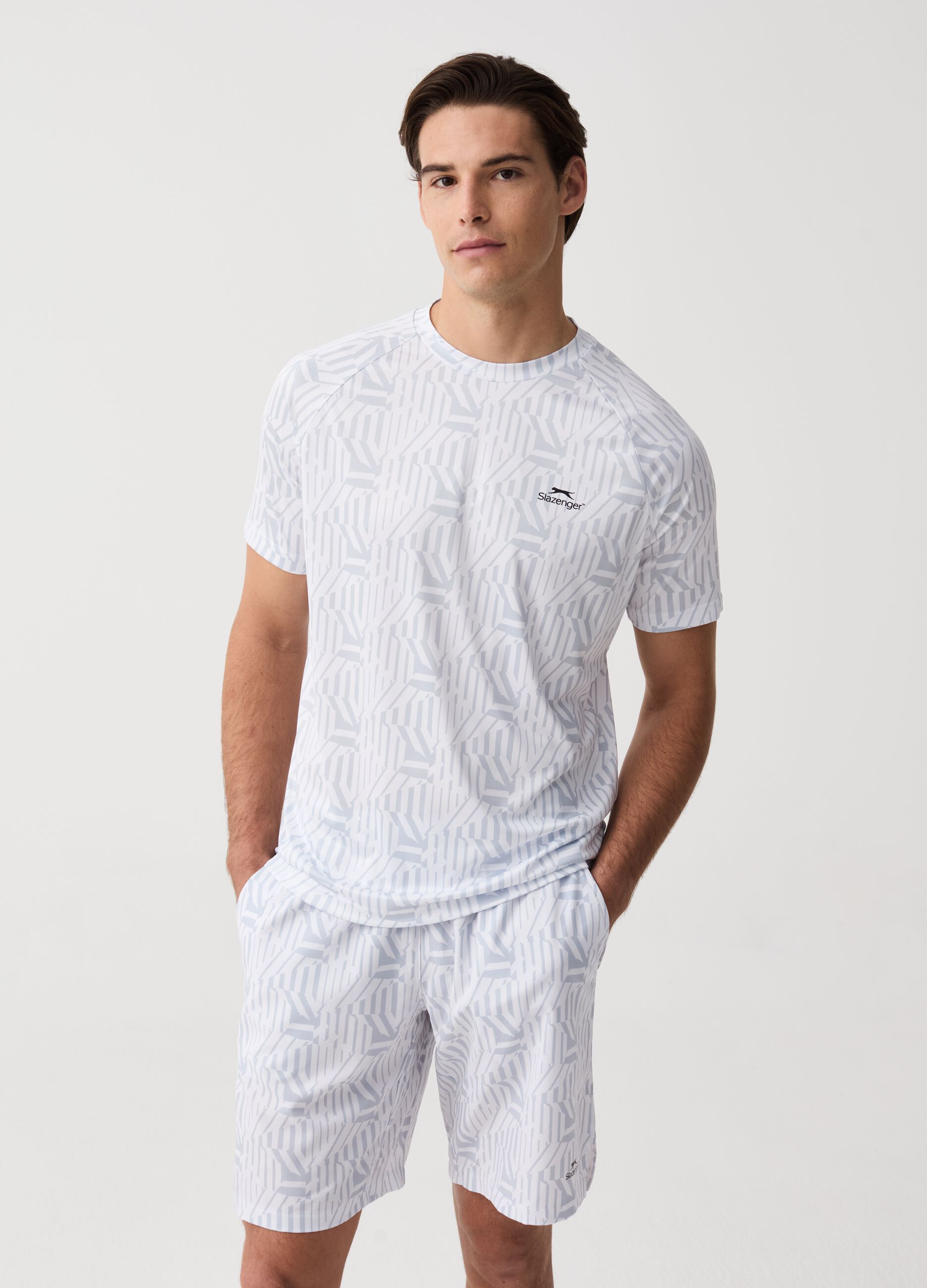 Camiseta de tenis estampado Slazenger