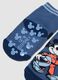 2-pack of blue Mickey-themed non-slip socks in stretch organic cotton_1