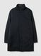 Black stretch fabric coat regular fit_4