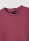 Purple short-sleeved pure cotton T-shirt_5