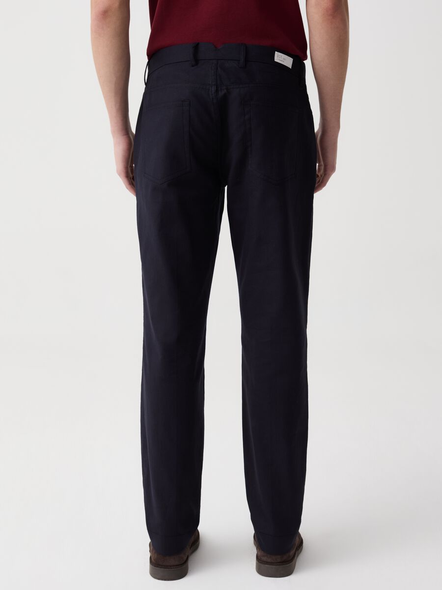 B.ST 1957 linen trousers with five pockets_2