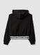 Black cotton-blend hooded sweatshirt_2