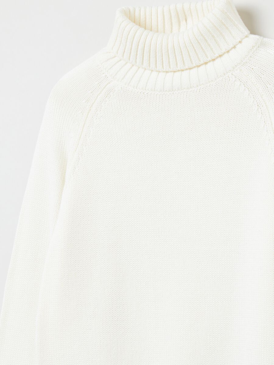 Solid-colour knit turtle-neck sweater_5