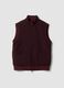 Rote, wendbare Weste aus Stretch-Baumwolle mit Kragen, Regular Fit_1