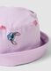 Cappello in puro cotone viola da bimba con Stitch_2