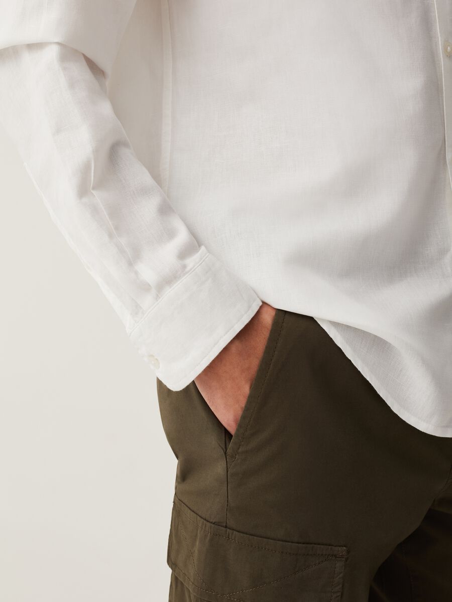 Grand&Hills regular-fit shirt in cotton and linen_1