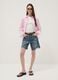 Multicolour stripe pure cotton oversized fit shirt_1