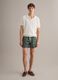 Green patterned swim shorts with elasticated waist_1