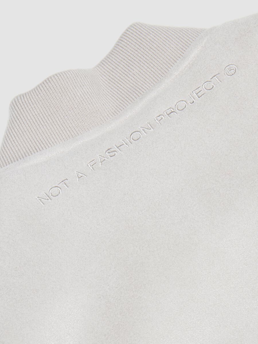 Faux Suede Bomber Jacket &ndash; Light Beige_6