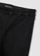 Girls&rsquo; black flared jeggings in stretch cotton and viscose_4