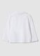 Wei&szlig;es Langarm-Poloshirt aus reiner Bio-Baumwolle, Regular Fit, f&uuml;r Baby-M&auml;dchen_1