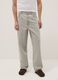 Baggy grey denim pure cotton jeans_1