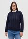 Curvy crochet pullover with cable-knit design_1