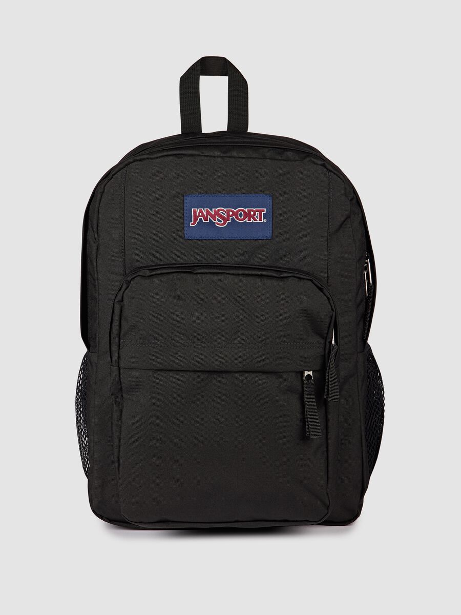 Zaino nero con tasche esterne_0