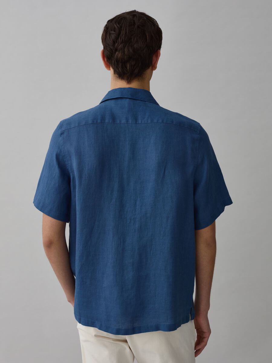 100% linen shirt with short sleeves_2