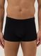 Pack de 3 boxers pretos em algod&atilde;o el&aacute;stico, corte regular_1