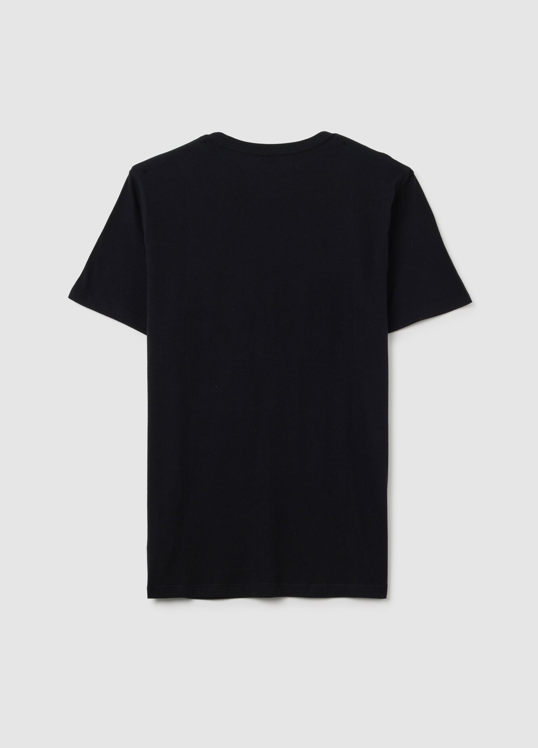 T-shirt with round neck and logo