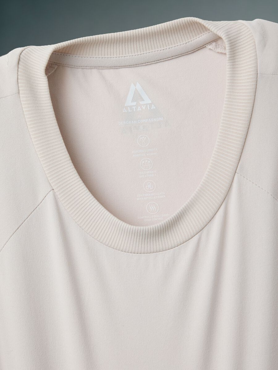 Technical T-shirt with mesh inserts ALTAVIA WITH DEBORAH COMPAGNONI_6