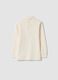 Beige organic cotton roll-neck top_1