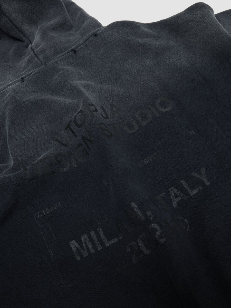 Sunfaded Black Hoodie_7