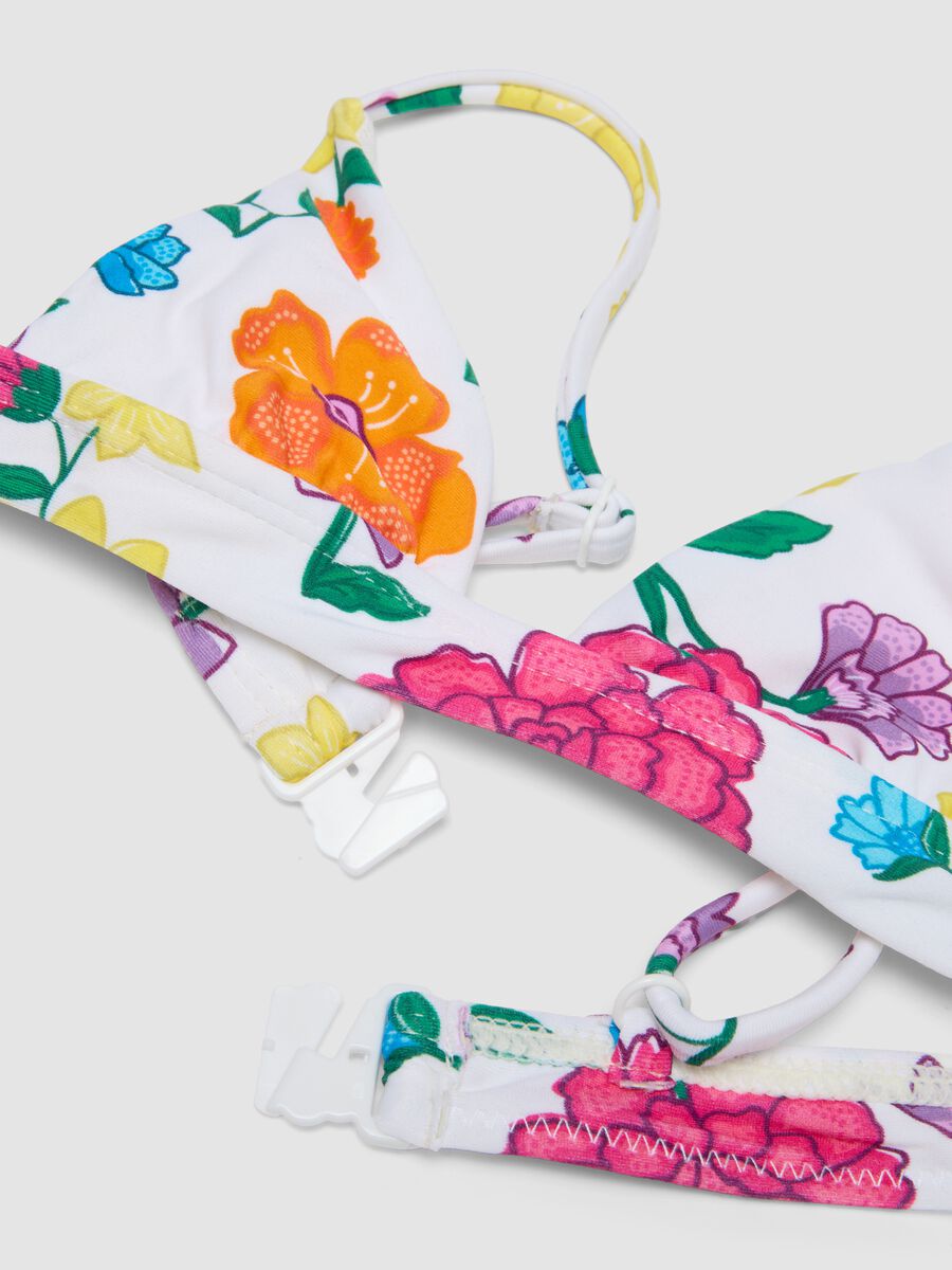 White floral stretch-fabric bikini_3