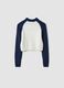 Blue stretch crew-neck top_2