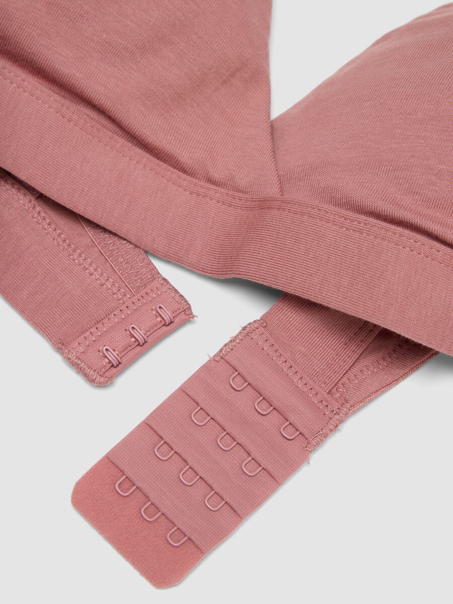 Soutien triangular rosa em algod&atilde;o org&acirc;nico e viscose el&aacute;stica_5
