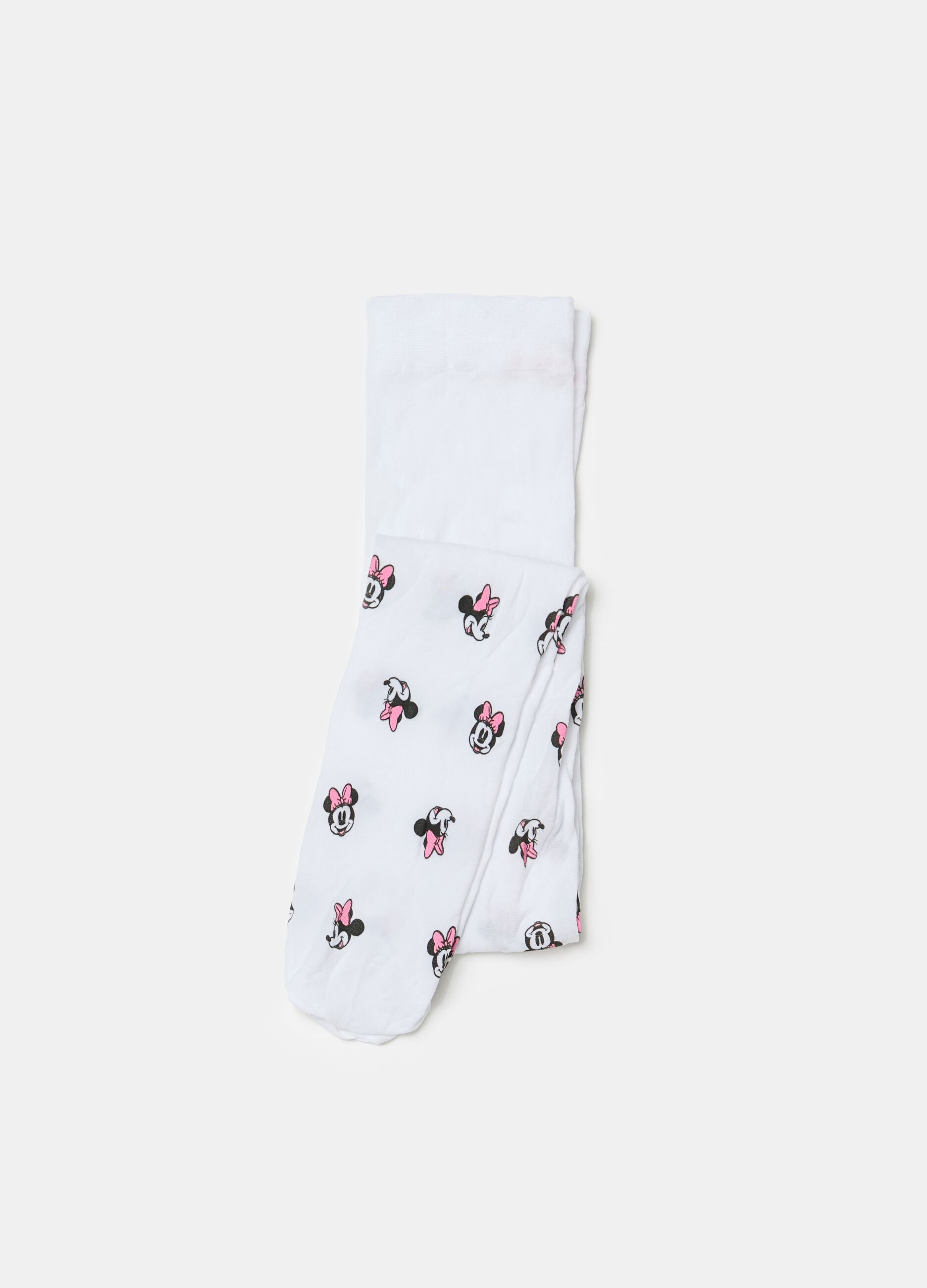 Tights with Minnie Mouse pattern