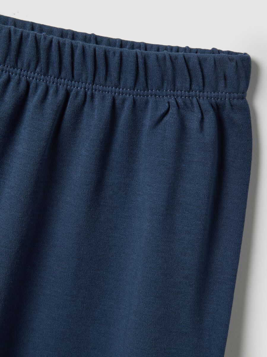 Multicoloured pure cotton regular fit pyjamas for kids with print_3