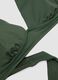 Green stretch triangle bikini top_1