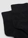 Pack of three ankle sports socks in black cotton blend_2