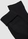 Two-pack of black long cotton and cashmere blend socks_2