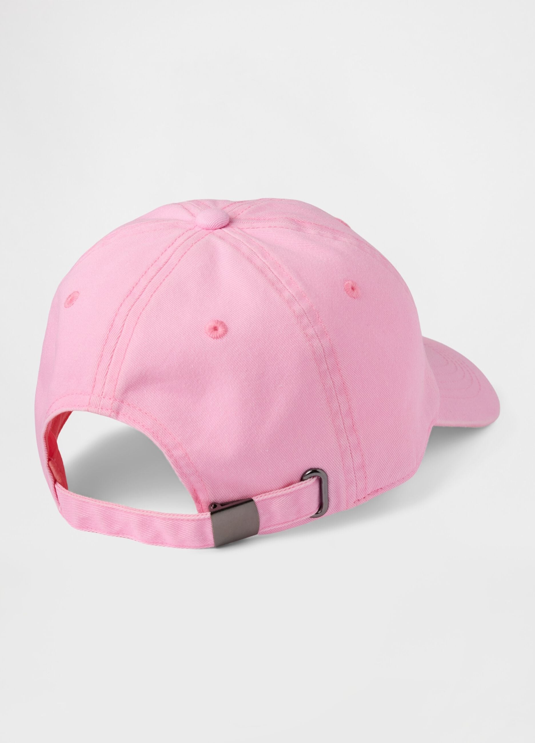Pink cotton baseball cap