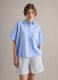 Camisa azul claro de lino puro regular fit_2