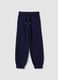 Blue organic cotton joggers_0