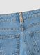 Light blue wide-leg pure cotton jeans_2