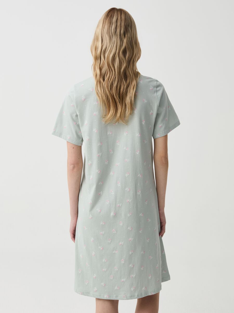 Organic cotton nightdress with pattern_2