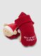 Scarpine rosse in cotone elasticizzato con applicazione_2
