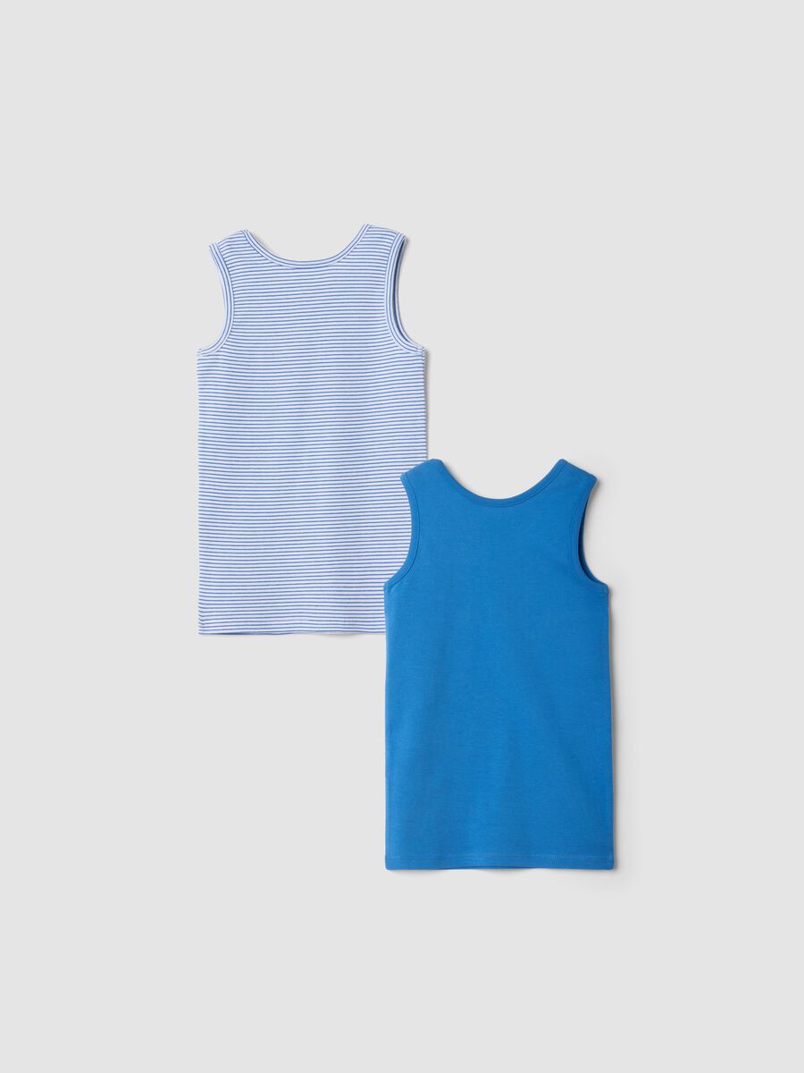 2-pack of blue organic cotton crew-neck vests_1