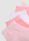 Girls' cotton blend multicolour short socks multipack_2