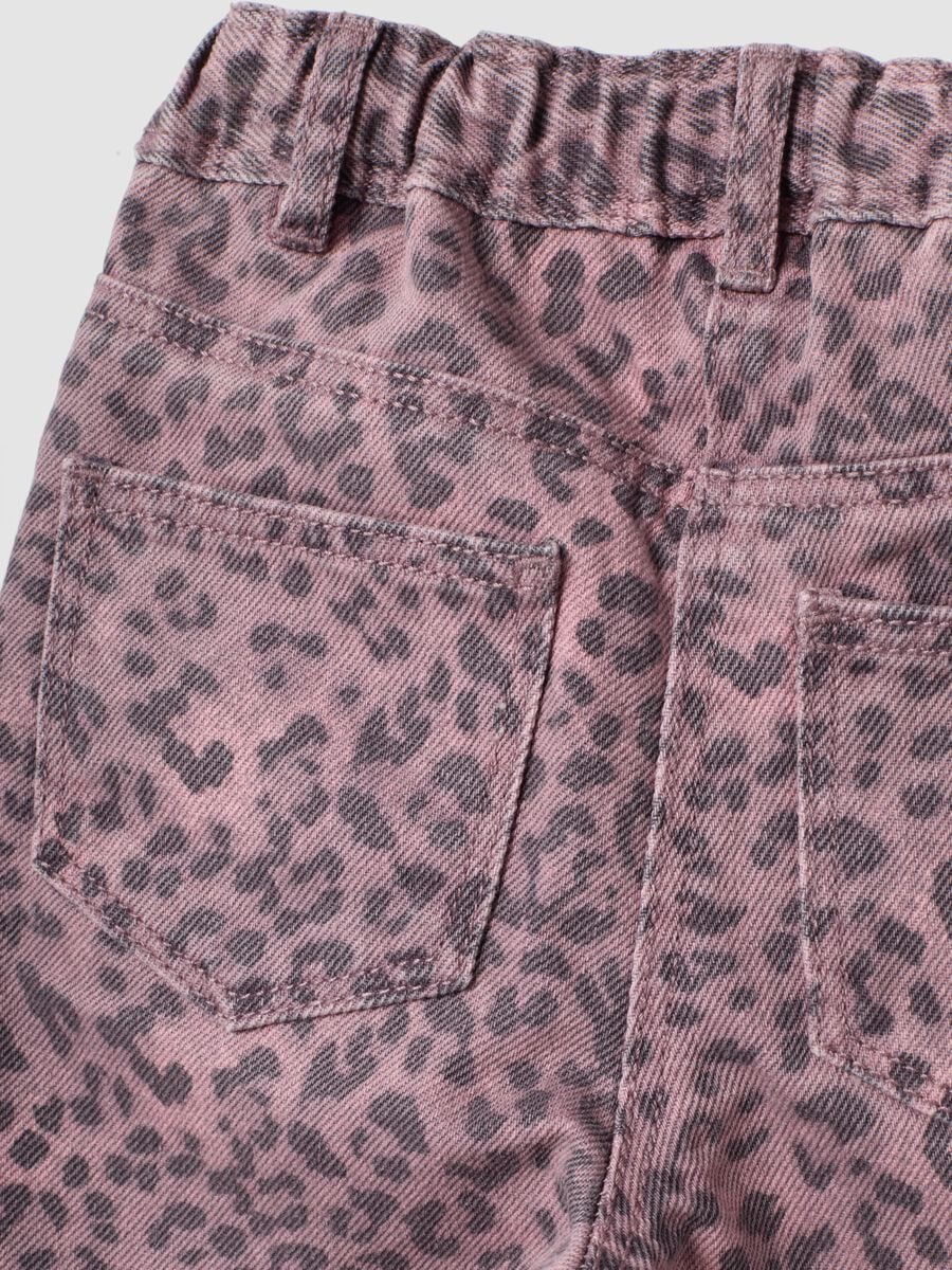 Rosa Leopardenhose aus reiner Baumwolle f&uuml;r Baby-M&auml;dchen, Regular Fit_2