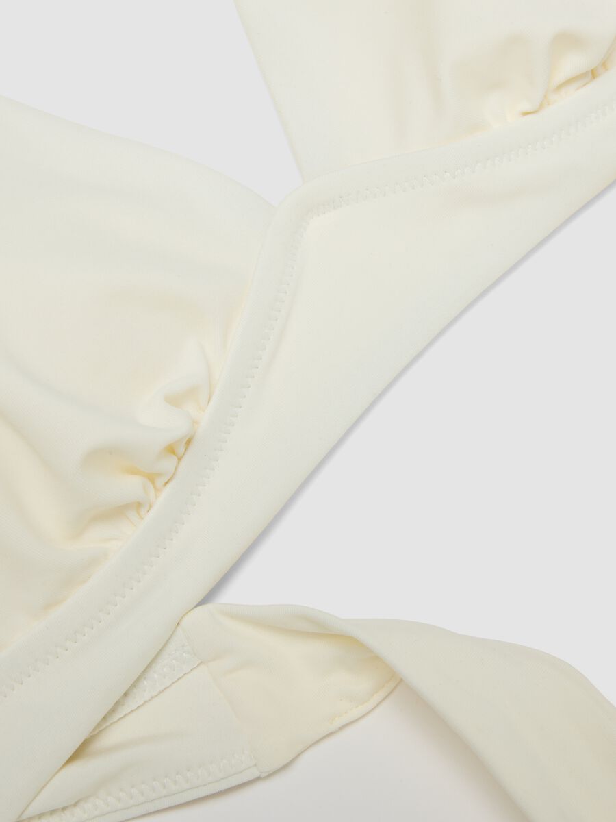 Wei&szlig;es, elastisches Triangel-Bikinioberteil_5