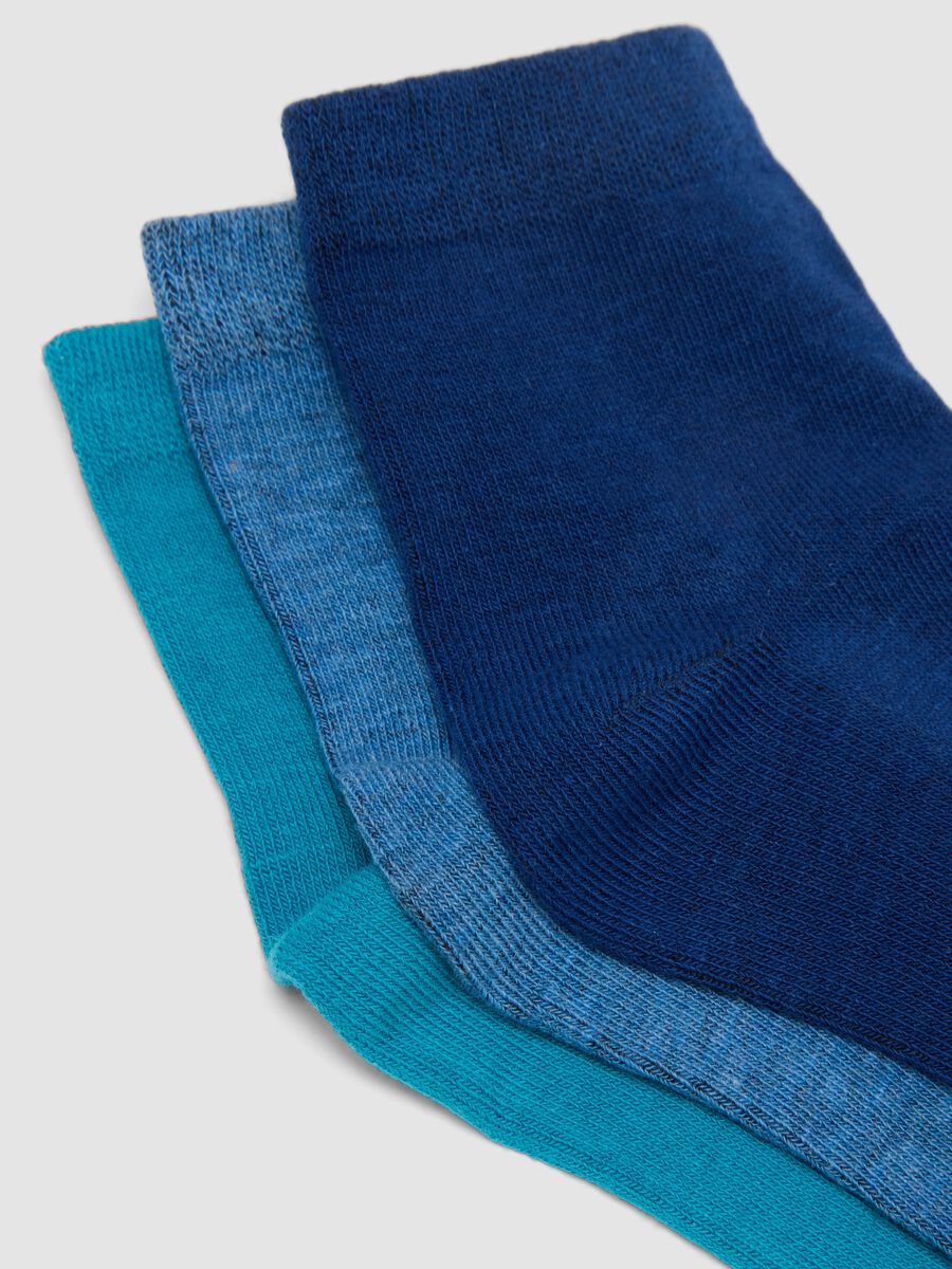 5-pack of multicolour short socks in stretch organic cotton_2